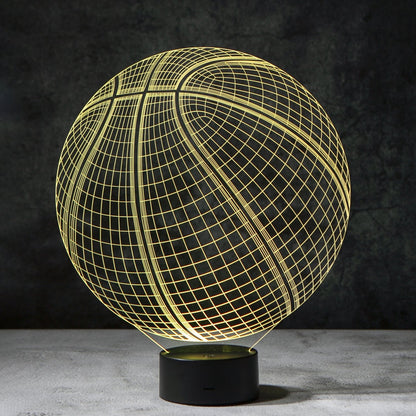 3D Basketbal Illusie Lamp | incl. 7 Kleuren Modus!