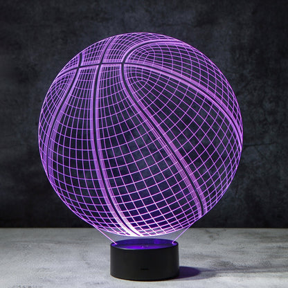 3D Basketbal Illusie Lamp | incl. 7 Kleuren Modus!