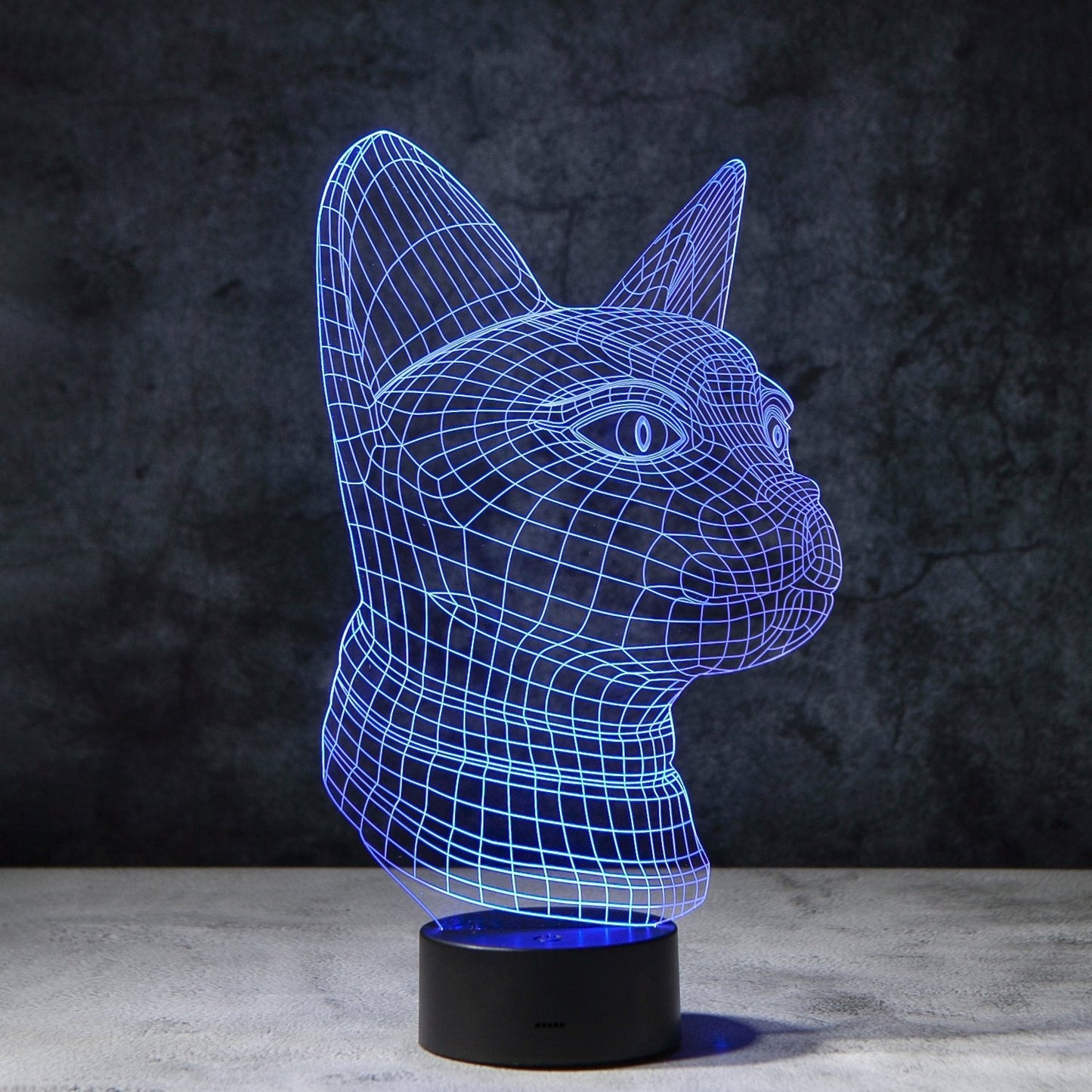 3D Kat Illusie Lamp | incl. 7 Kleuren Modus!