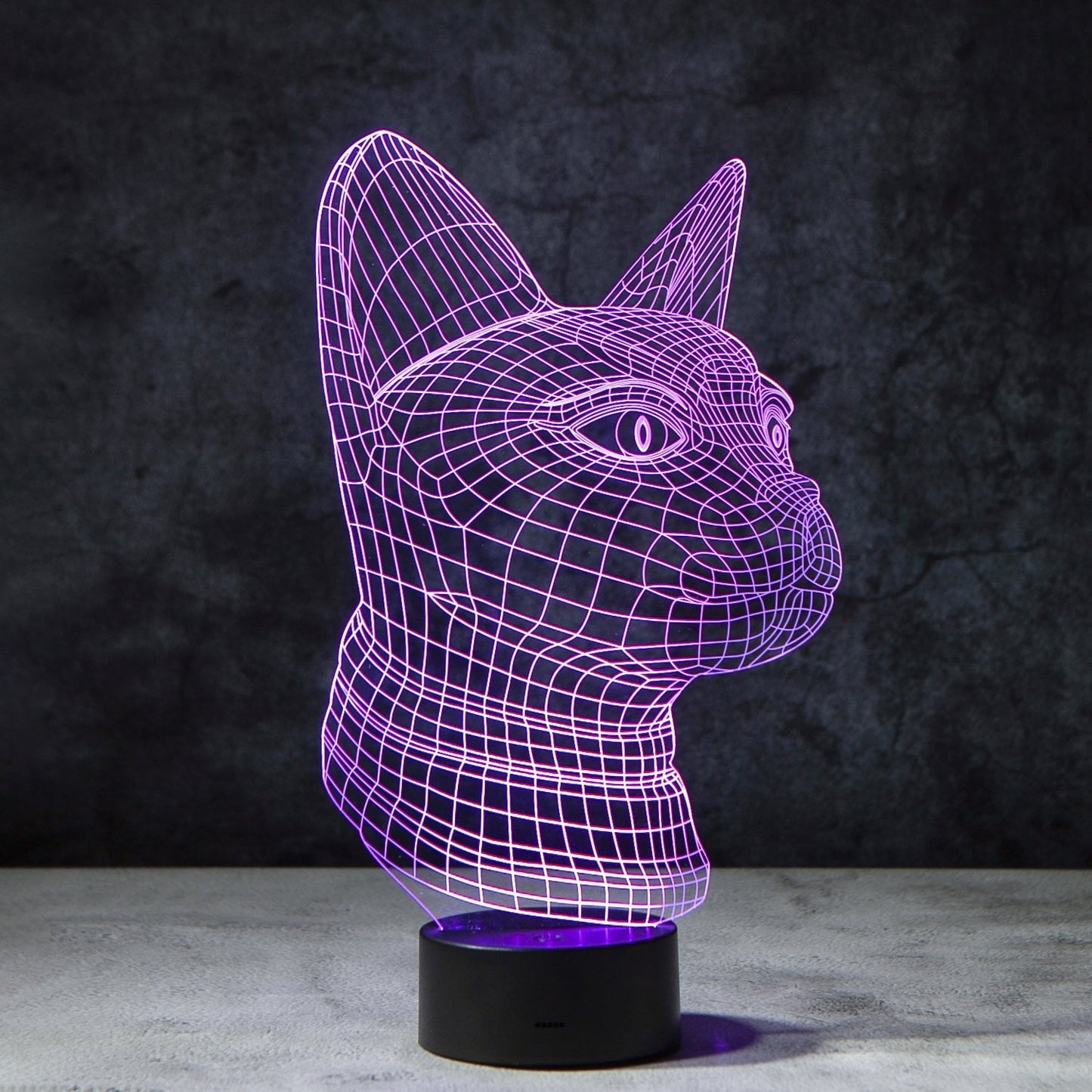 3D Kat Illusie Lamp | incl. 7 Kleuren Modus!