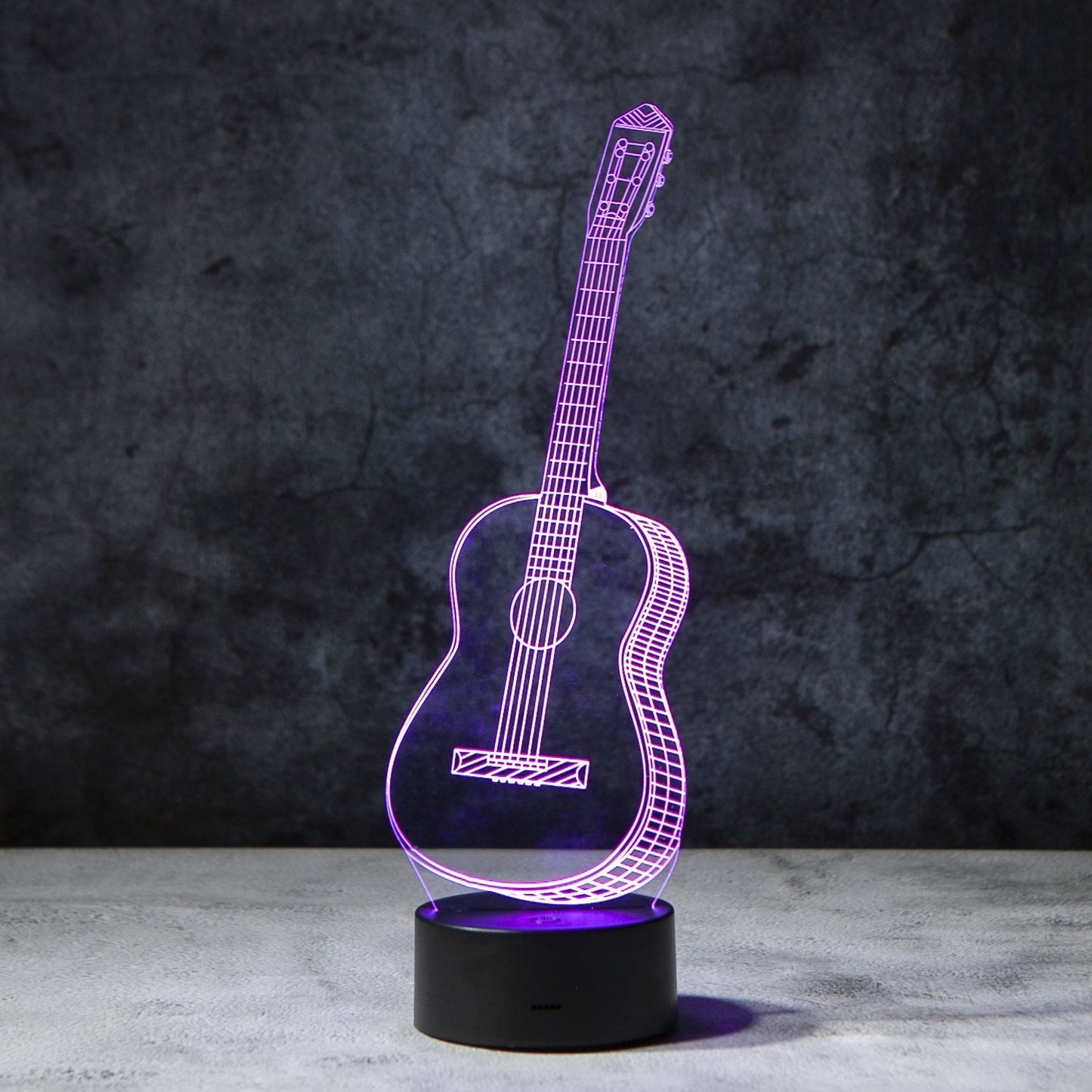 3D Gitaar Illusie Lamp | incl. 7 Kleuren Modus!
