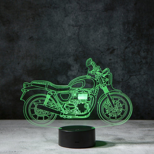 3D Motor Illusie Lamp | incl. 7 Kleuren Modus!