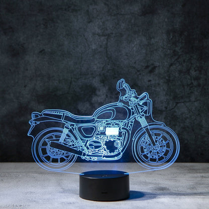 3D Motor Illusie Lamp | incl. 7 Kleuren Modus!