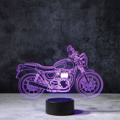 3D Motor Illusie Lamp | incl. 7 Kleuren Modus!