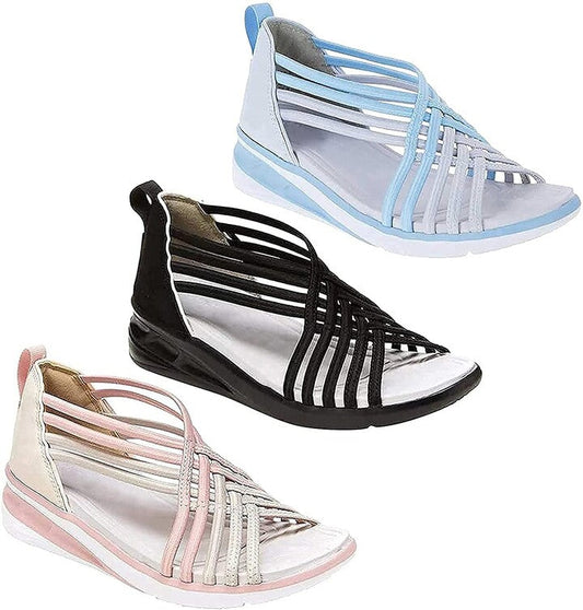 Gevlochten Vissengraad Sandalen