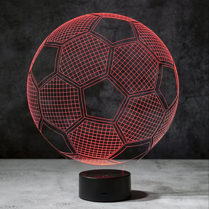 3D Voetbal Illusie Lamp | incl. 7 Kleuren Modus!