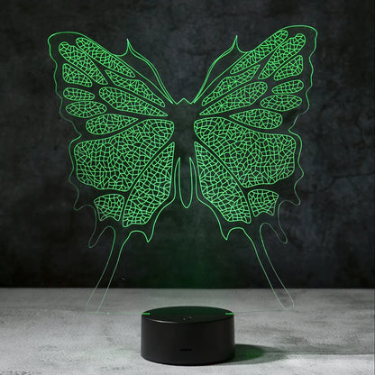 3D Vlinder Illusie Lamp | incl. 7 Kleuren Modus!