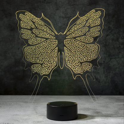 3D Vlinder Illusie Lamp | incl. 7 Kleuren Modus!