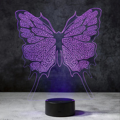 3D Vlinder Illusie Lamp | incl. 7 Kleuren Modus!